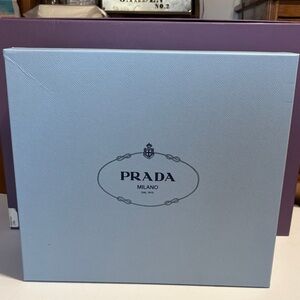 Prada Light Blue Gift Box 14 x 13 x 5
